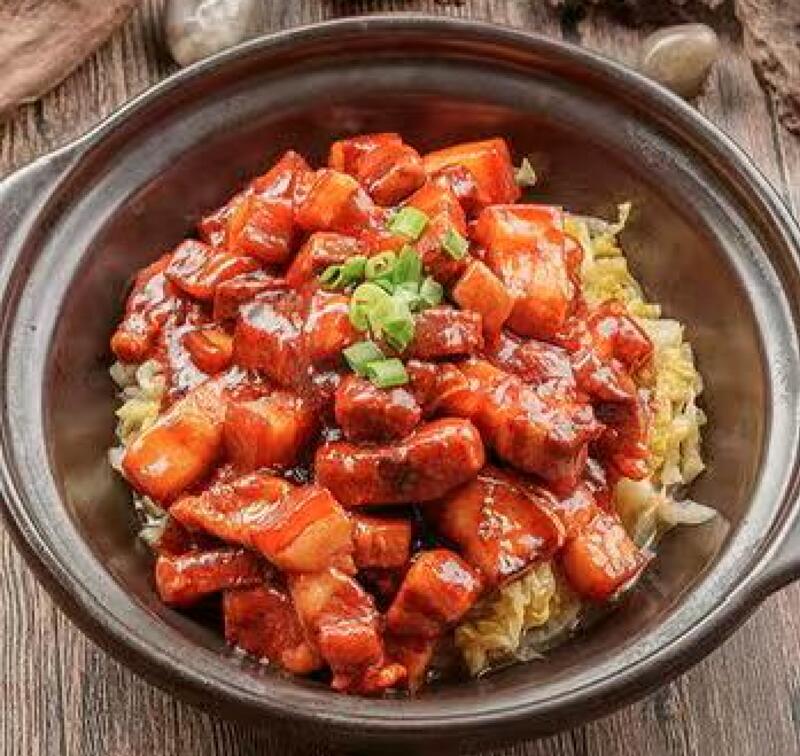 Braised Pork Rice with egg